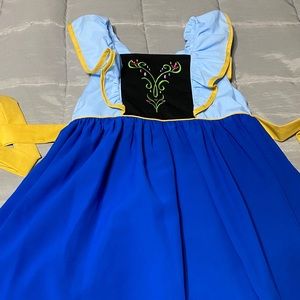 Smocked Sweets Frozen Anna dress